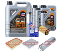 Kamoka Controllo Set Liqui Moly Top Tec 4200 5W-30 9L per Il VW Transporter