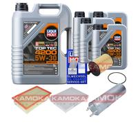 KAMOKA Controllo Set Liqui Moly Top Tec 4200 5W-30 9L Per VW Transporter V