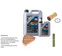 Kamoka Controllo Set Liqui Moly Top Tec 4600 5W-30 6L per BMW X1 di Xdrive18d