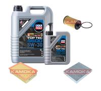 Kamoka Controllo Set Liqui Moly Top Tec 4600 5W-30 6L per Opel Moka / Moca
