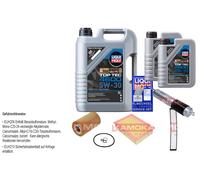 Kamoka Controllo Set Liqui Moly Top Tec 4600 5W-30 7L per BMW Serie 3er 318i