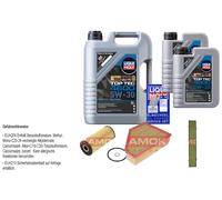 Kamoka Controllo Set Liqui Moly Top Tec 4600 5W-30 7L per BMW X1 x Xdrive18d
