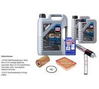Kamoka Controllo Set Liqui Moly Top Tec 4600 5W-30 7L per Scarico BMW 3er 318i