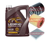 KAMOKA Controllo Set MANNOL 0W-20 Legend Formula C5 5L Per Opel Astra K 1.0