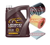 KAMOKA Controllo Set MANNOL 0W-20 Legend Formula C5 5L Per Opel Astra K 1.0