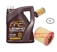KAMOKA Controllo Set MANNOL 0W-20 Legend Formula C5 5L Per Opel Astra K