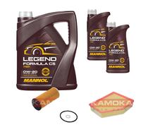 KAMOKA Controllo Set MANNOL 0W-20 LEGEND Formula C5 7L Per BMW X3 xDrive20i