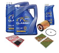KAMOKA Controllo Set MANNOL Classic 10W-40 11L Per Mercedes-Benz S-Klasse