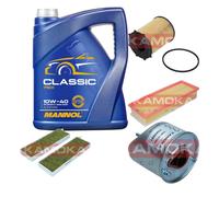 KAMOKA Controllo set MANNOL Classic 10W-40 5L per Citröen Berlingo Scatola