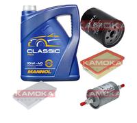 KAMOKA Controllo Set MANNOL Classic 10W-40 5L Per Fiat Brava 1.6 16V 1.4 12V