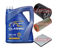 KAMOKA Controllo Set MANNOL Classic 10W-40 5L Per Fiat Doblo 1.6 16V