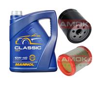 KAMOKA Controllo Set MANNOL Classic 10W-40 5L Per Peugeot 106 II 1.1I 1.6I