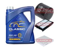 KAMOKA Controllo Set MANNOL Classic 10W-40 5L Per Suzuki Baleno 1.0