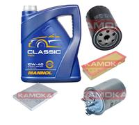 Kamoka Controllo Set mannol Classic, 10W-40 5L per VW Polo Variant 1.9 Tdi