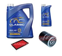 Kamoka Controllo Set mannol Classic 10W-40 6L per Nissan Laurel 2.8 D.
