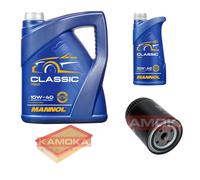 Kamoka Controllo Set mannol Classic 10W-40 6L per VW Caddy II Scatola 1.9 Doppie