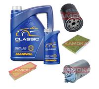 Kamoka Controllo Set mannol Classic 10W-40 6L per VW Polo Di Variant 1.9 Tdi