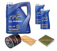 KAMOKA Controllo Set MANNOL Classic 10W-40 7L Per Dacia Duster
