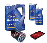 Kamoka Controllo Set mannol Classic 10W-40 7L per Nissan Laurel 2.8 D