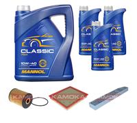 KAMOKA Controllo Set MANNOL Classic 10W-40 8L Per Jeep Grand Cherokee II 3.1