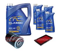 Kamoka Controllo Set mannol Classic 10W-40 9L per Nissan Laurel 2.8 D