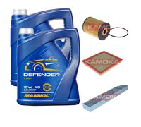 KAMOKA Controllo Set MANNOL Defender 10W-40 10L Per Jeep Grand Cherokee II