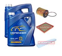 KAMOKA Controllo Set MANNOL Defender 10W-40 10L Per Jeep Grand Cherokee II