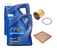KAMOKA Controllo Set MANNOL Defender 10W-40 10L Per Opel Vivaro Kasten 2.5