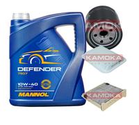 KAMOKA Controllo Set MANNOL Defender 10W-40 5L Per Mitsubishi Grandis 2.4