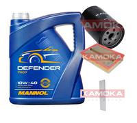 KAMOKA Controllo Set MANNOL Defender 10W-40 5L Per VW Sharan 2.0 1.8 T 20V