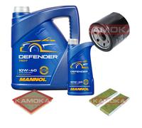 KAMOKA Controllo Set MANNOL Defender 10W-40 6L Per Nissan Pathfinder III 4.0