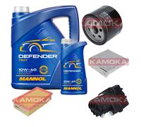 KAMOKA Controllo Set MANNOL Defender 10W-40 6L Per Renault Modus/Grand 1.5