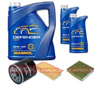 KAMOKA Controllo Set MANNOL Defender 10W-40 7L Per Dacia Duster
