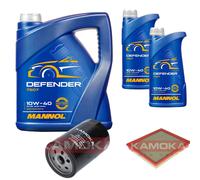 KAMOKA Controllo Set MANNOL Defender 10W-40 7L Per Jeep Grand Cherokee I 2.5