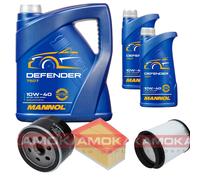KAMOKA Controllo Set MANNOL Defender 10W-40 7L Per Nissan Kubistar Kasten