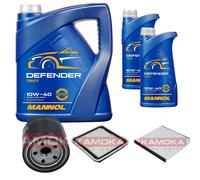 KAMOKA Controllo Set MANNOL Defender 10W-40 7L Per Subaru Legacy IV Station