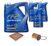 KAMOKA Controllo Set MANNOL Defender 10W-40 8L Per Jeep Grand Cherokee II