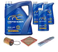 KAMOKA Controllo Set MANNOL Defender 10W-40 8L Per Jeep Grand Cherokee II