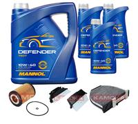 KAMOKA Controllo Set MANNOL Defender 10W-40 8L Per Mercedes-Benz GLK-Klasse