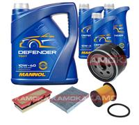 KAMOKA Controllo Set MANNOL Defender 10W-40 8L Per Renault Kangoo Express D