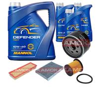KAMOKA Controllo Set MANNOL Defender 10W-40 8L Per Renault Megane I