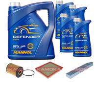 KAMOKA Controllo Set MANNOL Defender 10W-40 9L Per Jeep Grand Cherokee II