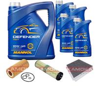 KAMOKA Controllo set MANNOL Defender 10W-40 9L per Mercedes-Benz