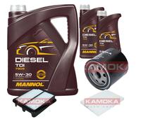 Kamoka Controllo Set mannol di Diesel Tdi 5W-30 7L per Suzuki Grand Vitara