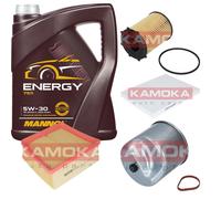 Kamoka Controllo Set mannol di Energia 5W-30 5L per Ford Fiesta VI B-Max