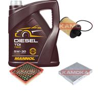 Kamoka Controllo Set mannol Diesel Tdi 5W-30 5L per Chevrolet Malibu 2.0 Doppie