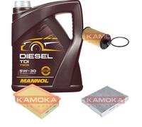 Kamoka Controllo Set mannol Diesel Tdi 5W-30 5L per Opel Mokka / Moca X
