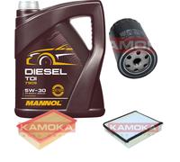 Kamoka Controllo Set mannol Diesel Tdi 5W-30 5L per Seat Altea Toledo I 1.9