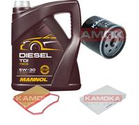 KAMOKA Controllo Set MANNOL Diesel TDI 5W-30 5L Per VW UP 1.0 Skoda Citigo