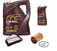 Kamoka Controllo Set mannol Diesel Tdi 5W-30 6L per Honda Cr - III